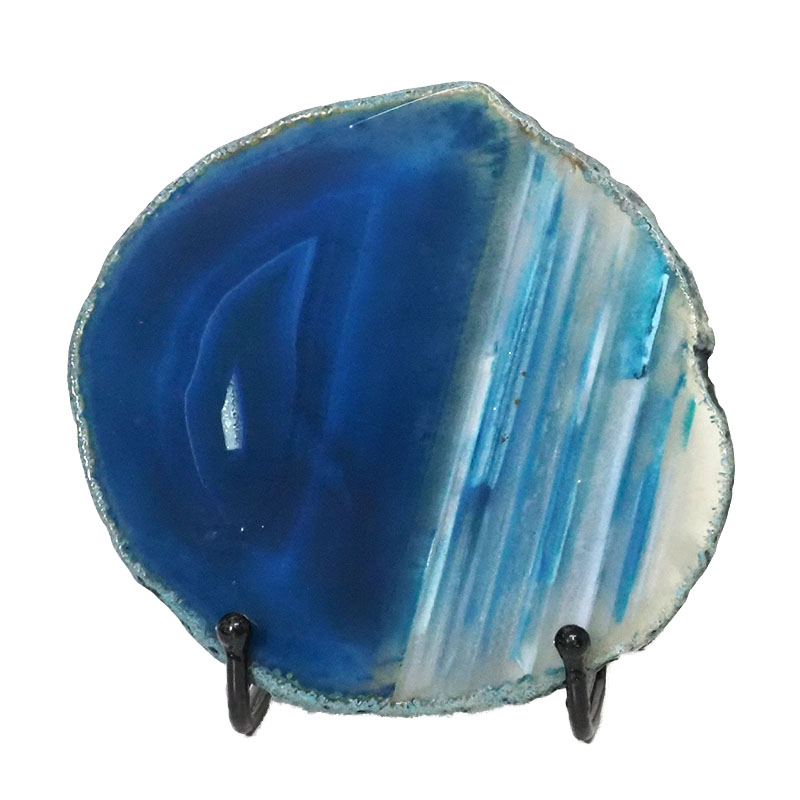 Sliced Brazilian Crystal Agate Lamp N807 3 Sliced Brazilian Crystal Agate Lamp N807 | Himalayan Salt Factory
