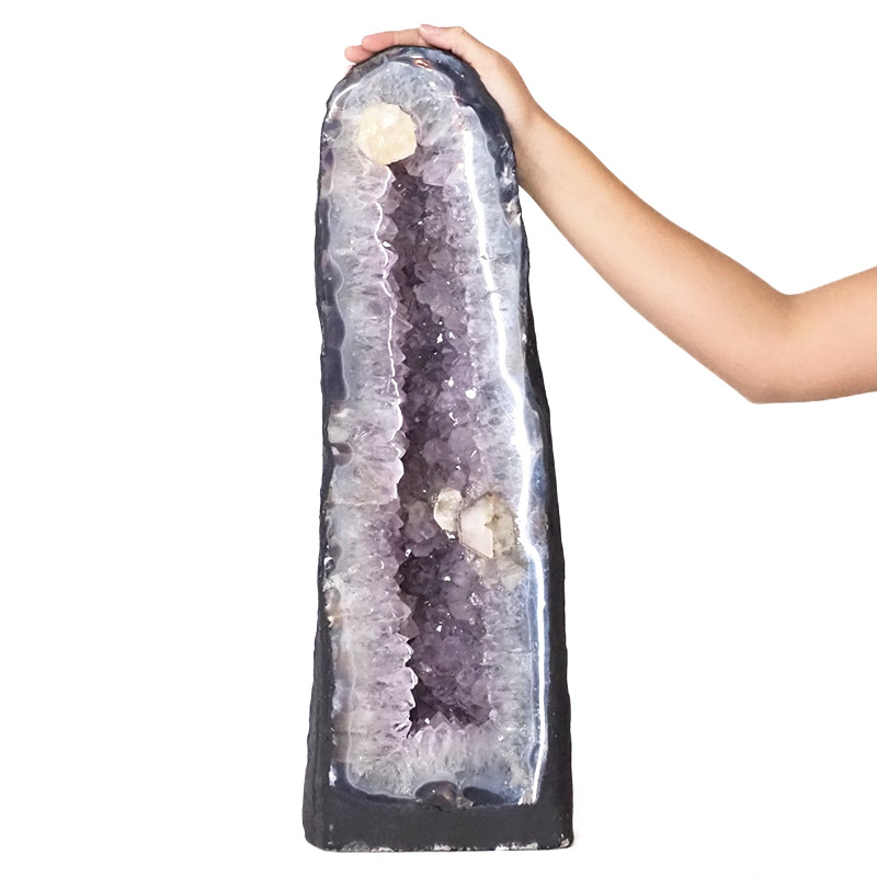 20.48kg Amethyst Cathedral Geode DS1112 4 Amethyst Cathedral Geode DS1112 | Himalayan Salt Factory