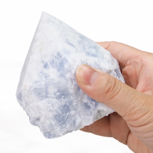 Ice Blue Calcite Point - Large | Himalayan Salt Factory