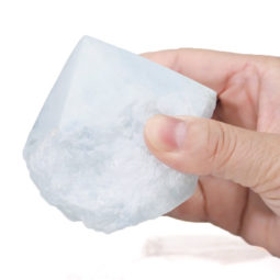 Ice Blue Calcite Point - Medium | Himalayan Salt Factory