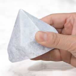 Ice Blue Calcite Point - Medium | Himalayan Salt Factory
