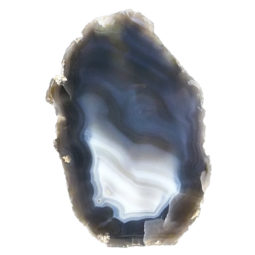 Natural Agate Polished Slab Plate N875 | Himalayan Salt Factory