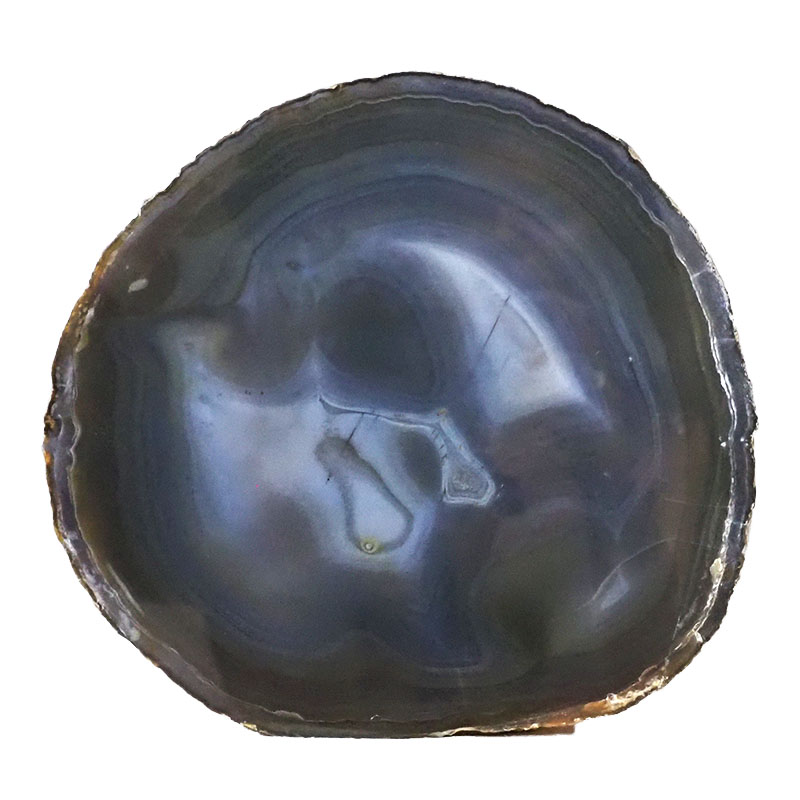 1.59kg Natural Agate Polished Slab Plate N881 4 Natural Agate Polished Slab Plate N881 | Himalayan Salt Factory