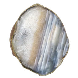 Natural Agate Polished Slab Plate N882 | Himalayan Salt Factory