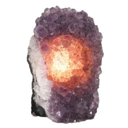Natural Amethyst Crystal Lamp DN533 | Himalayan Salt Factory