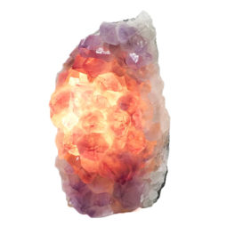 Natural Amethyst Crystal Lamp DS1216 | Himalayan Salt Factory