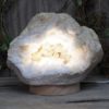 2.47kg Natural Calcite Geode Lamp with Large LED Light Base DS1135 2 Natural Calcite Geode Lamp with Large LED Light Base DS1135 | Himalayan Salt Factory