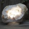 3.71kg Natural Calcite Geode Lamp with Large LED Light Base DS1163 1 Natural Calcite Geode Lamp with Large LED Light Base DS1163 | Himalayan Salt Factory