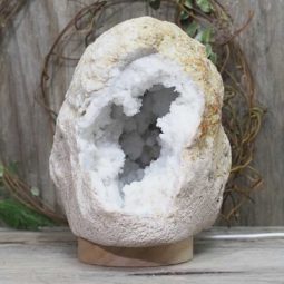 4.76kg Natural Calcite Geode Lamp with Large LED Light Base DS1201 9 Natural Calcite Geode Lamp with Large LED Light Base DS1201 | Himalayan Salt Factory