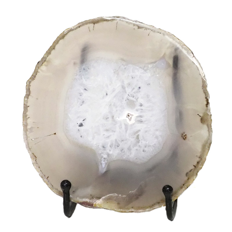 Natural Sliced Brazilian Crystal Agate Lamp N900 3 Natural Sliced Brazilian Crystal Agate Lamp N900 | Himalayan Salt Factory