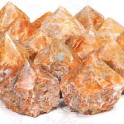 Orchid Calcite Point - Small 6 Orange Calcite Point - Small | Himalayan Salt Factory