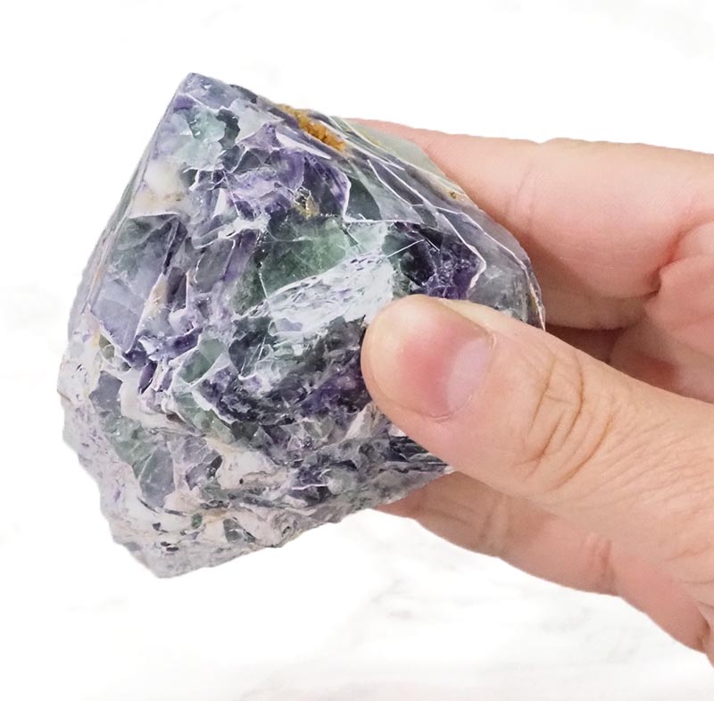 Rainbow Fluorite Point - Medium 4 Rainbow Fluorite - Medium | Himalayan Salt Factory