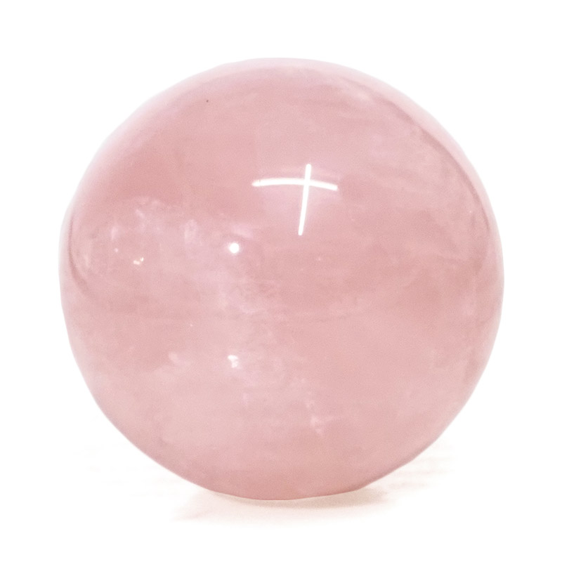 0.583kg Rose Quartz Sphere DS1152 3 Rose Quartz Sphere DS1152 | Himalayan Salt Factory