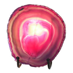 Sliced Brazilian Crystal Agate Lamp N810 | Himalayan Salt Factory