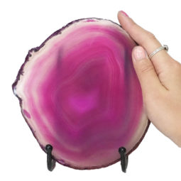 Sliced Brazilian Crystal Agate Lamp N811 9 Sliced Brazilian Crystal Agate Lamp N811 | Himalayan Salt Factory