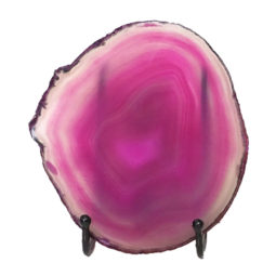 Sliced Brazilian Crystal Agate Lamp N811 | Himalayan Salt Factory
