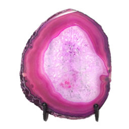 Sliced Brazilian Crystal Agate Lamp N812 | Himalayan Salt Factory