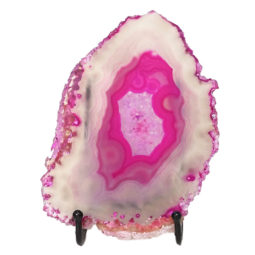 Sliced Brazilian Crystal Agate Lamp N813 | Himalayan Salt Factory
