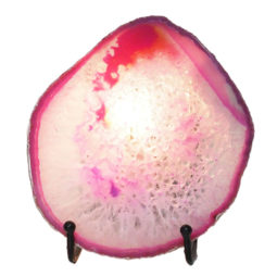 Sliced Brazilian Crystal Agate Lamp N815 8 Sliced Brazilian Crystal Agate Lamp N815 | Himalayan Salt Factory