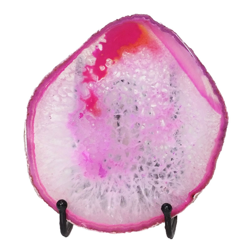 Sliced Brazilian Crystal Agate Lamp N815 3 Sliced Brazilian Crystal Agate Lamp N815 | Himalayan Salt Factory