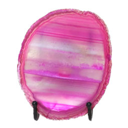 Sliced Brazilian Crystal Agate Lamp N818 | Himalayan Salt Factory