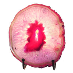 Sliced Brazilian Crystal Agate Lamp N824 8 Sliced Brazilian Crystal Agate Lamp N824 | Himalayan Salt Factory