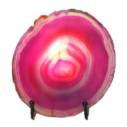 Sliced Brazilian Crystal Agate Lamp N826 | Himalayan Salt Factory