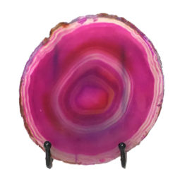 Sliced Brazilian Crystal Agate Lamp N826 | Himalayan Salt Factory