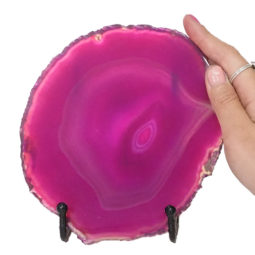 Sliced Brazilian Crystal Agate Lamp N827 9 Sliced Brazilian Crystal Agate Lamp N827 | Himalayan Salt Factory