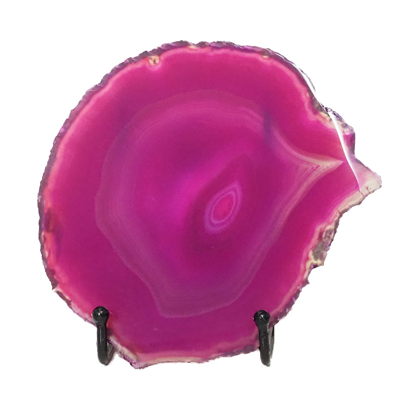 Sliced Brazilian Crystal Agate Lamp N827 3 Sliced Brazilian Crystal Agate Lamp N827 | Himalayan Salt Factory