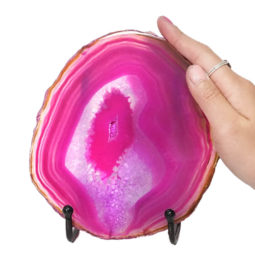 Sliced Brazilian Crystal Agate Lamp N836 9 Sliced Brazilian Crystal Agate Lamp N836 | Himalayan Salt Factory
