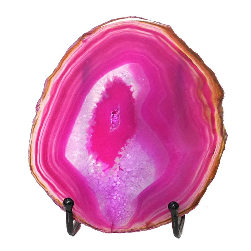 Sliced Brazilian Crystal Agate Lamp N836 3 Sliced Brazilian Crystal Agate Lamp N836 | Himalayan Salt Factory