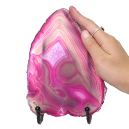 Sliced Brazilian Crystal Agate Lamp N846 9 Sliced Brazilian Crystal Agate Lamp N846 | Himalayan Salt Factory
