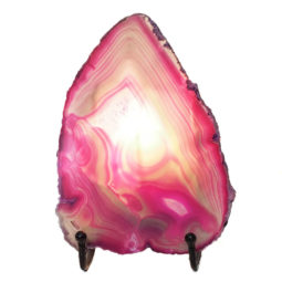 Sliced Brazilian Crystal Agate Lamp N846 8 Sliced Brazilian Crystal Agate Lamp N846 | Himalayan Salt Factory
