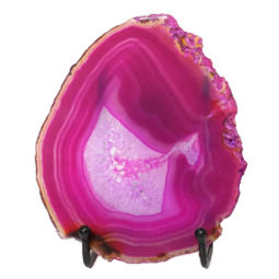 Sliced Brazilian Crystal Agate Lamp N848 | Himalayan Salt Factory
