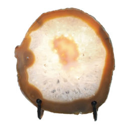 Sliced Brazilian Crystal Agate Lamp N853 | Himalayan Salt Factory