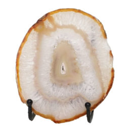 Sliced Brazilian Crystal Agate Lamp N854 | Himalayan Salt Factory