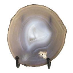 Sliced Brazilian Crystal Agate Lamp N855 | Himalayan Salt Factory