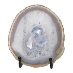 Sliced Brazilian Crystal Agate Lamp N858 | Himalayan Salt Factory