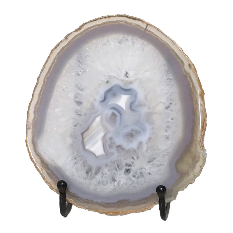 Natural Sliced Brazilian Crystal Agate Lamp N858 3 Sliced Brazilian Crystal Agate Lamp N858 | Himalayan Salt Factory