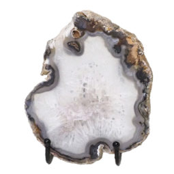 Sliced Brazilian Crystal Agate Lamp N860 | Himalayan Salt Factory