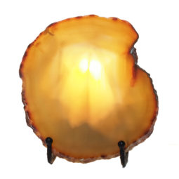 Natural Sliced Brazilian Crystal Agate Lamp N861 8 Sliced Brazilian Crystal Agate Lamp N861 | Himalayan Salt Factory