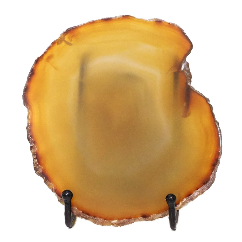 Natural Sliced Brazilian Crystal Agate Lamp N861 3 Sliced Brazilian Crystal Agate Lamp N861 | Himalayan Salt Factory