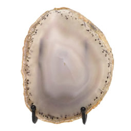 Sliced Brazilian Crystal Agate Lamp N864 | Himalayan Salt Factory