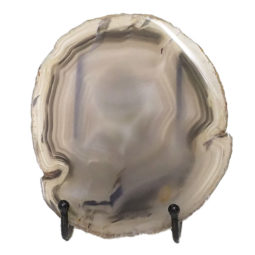 Sliced Brazilian Crystal Agate Lamp N866 | Himalayan Salt Factory