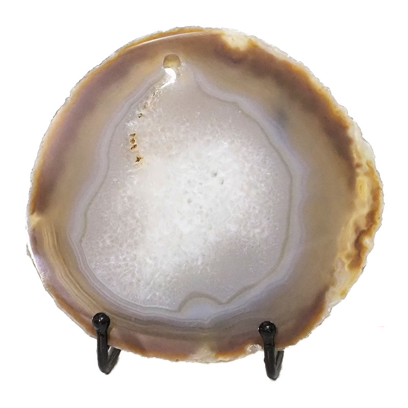 Natural Sliced Brazilian Crystal Agate Lamp N867 3 Sliced Brazilian Crystal Agate Lamp N867 | Himalayan Salt Factory