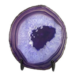 Sliced Brazilian Crystal Agate Lamp N901 | Himalayan Salt Factory