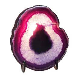 Sliced Brazilian Crystal Agate Lamp N903 8 Sliced Brazilian Crystal Agate Lamp N903 | Himalayan Salt Factory