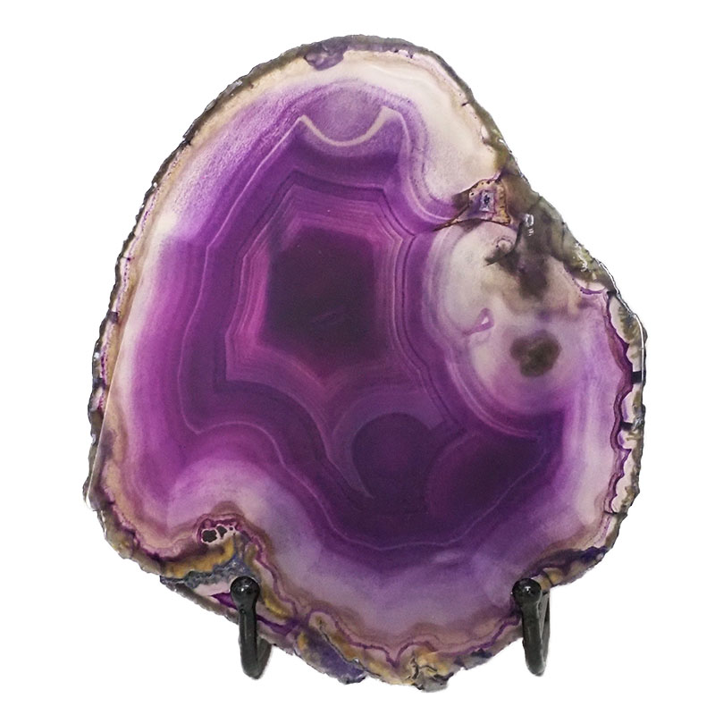Sliced Brazilian Crystal Agate Lamp N906 3 Sliced Brazilian Crystal Agate Lamp N906 | Himalayan Salt Factory