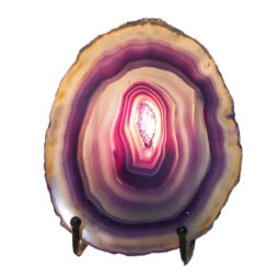 Sliced Brazilian Crystal Agate Lamp N908 8 Sliced Brazilian Crystal Agate Lamp N908 | Himalayan Salt Factory